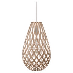 Koura 75 Pendelleuchte aus einseitig lackiertem Bambus-Sperrholz von David Trubridge