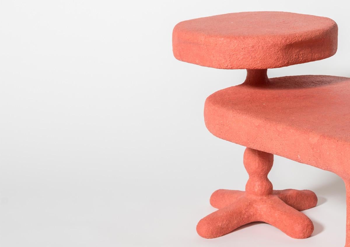 Koutsoboli Stool/ Side Table by Polina Miliou In New Condition For Sale In Pireaus-Athens, Greece