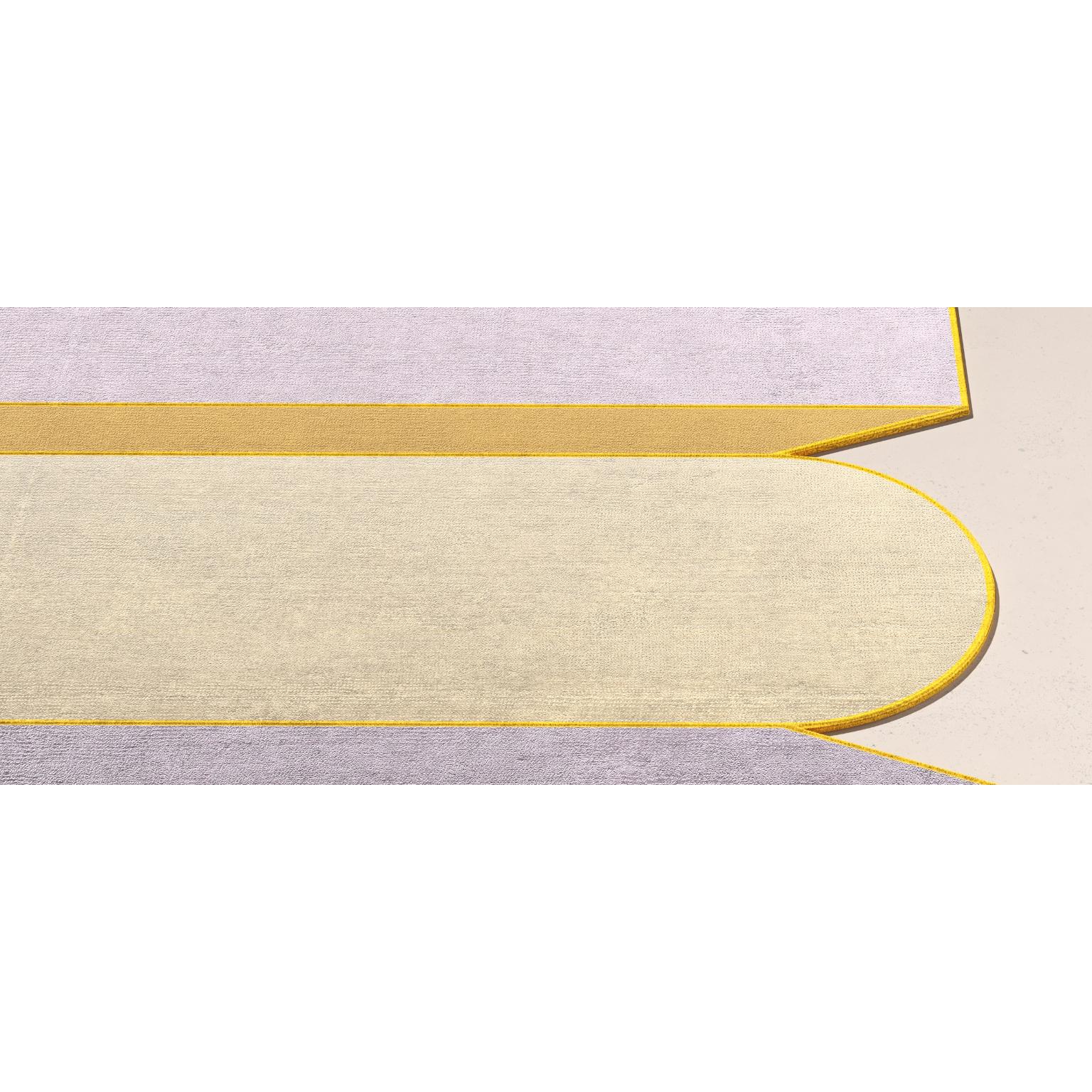 Postmoderne Kouyou Gold Rug by Antilla Di Lauro en vente