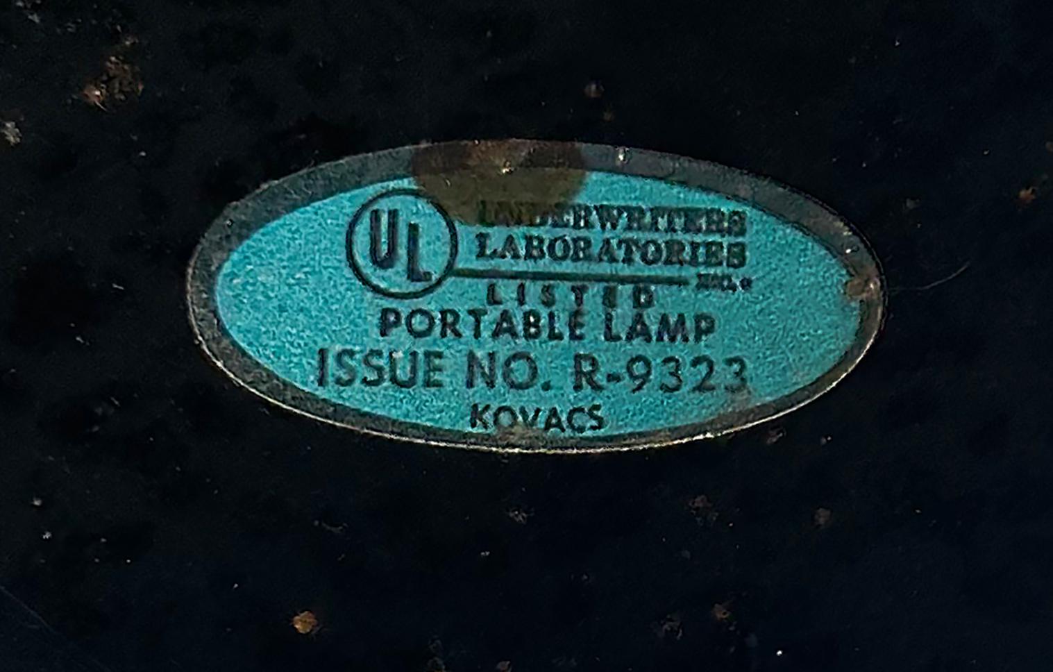 Lámpara de pie Kovacs Modernista Casella Monolith Torchiere de latón, años 80 en venta 6