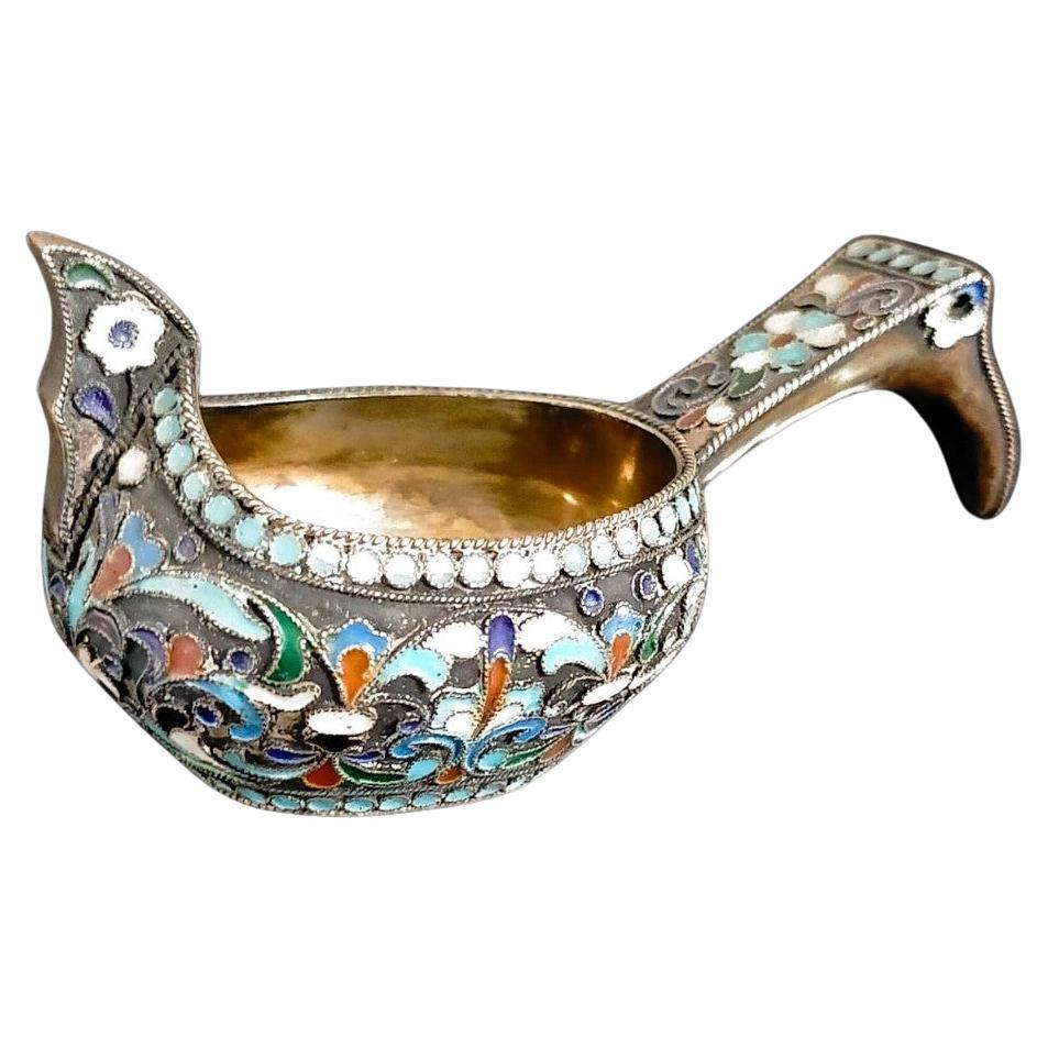 Russian silver kovsh - Moscow -1898 For Sale