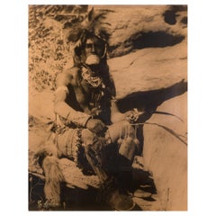 "Koy-Yahwa'mah" Gold Tone Photograph by Carl Moon