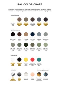 Koziol Polished Moss Grey Color Carbon Steel Writing Table by Zieta