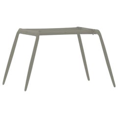 Koziol Polished Moss Grey Color Carbon Steel Writing Table by Zieta