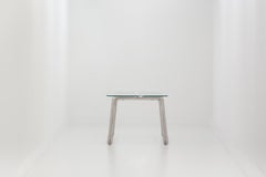 Koziol Polished Stainless Steel Writing Table by Zieta