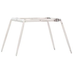 Koziol Polished Stainless Steel Writing Table by Zieta