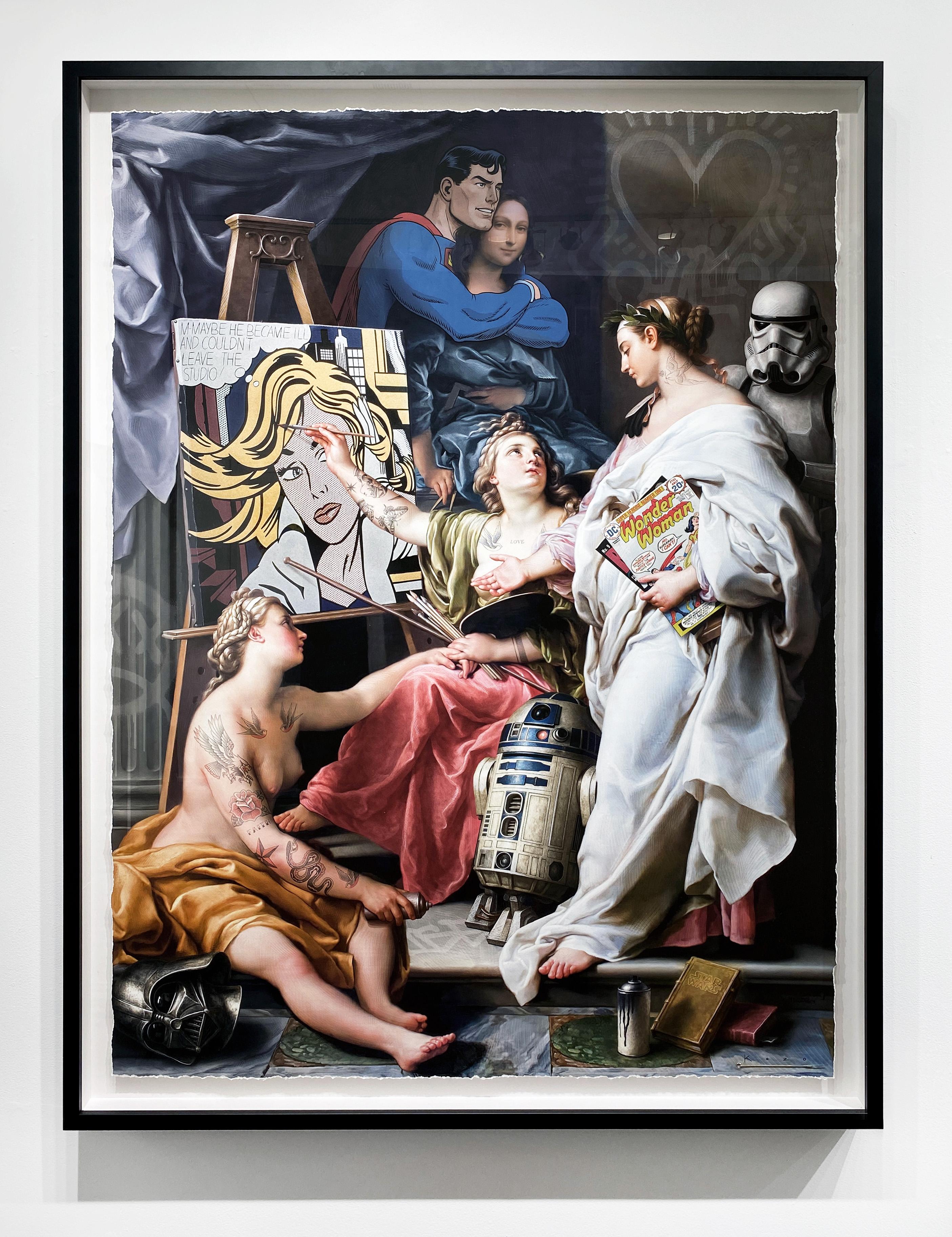 Allegory of the Arts - Contemporary Mixed Media Art by Kozo