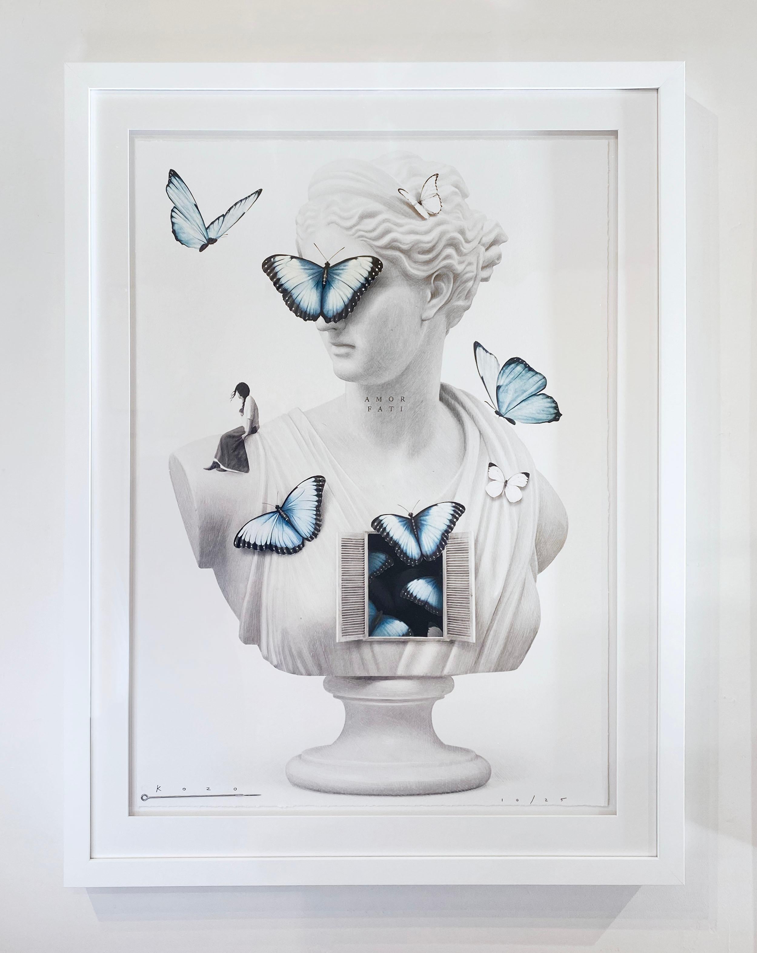 Vénus papillon - Contemporain Mixed Media Art par Kozo