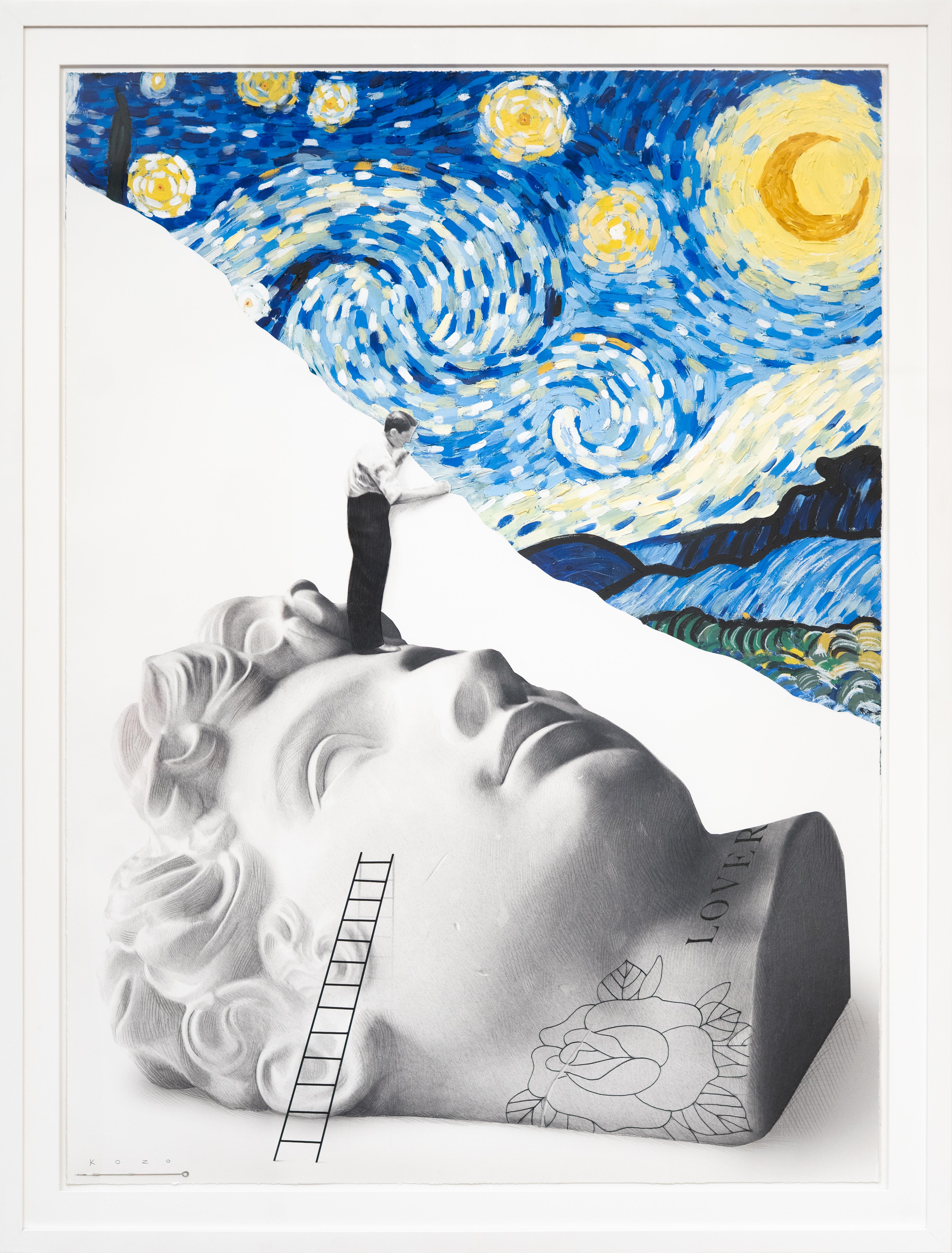 David XL - Mixed Media Art de Kozo