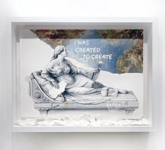 Kozo "Riss durch die Zeit" Gemischte Medien