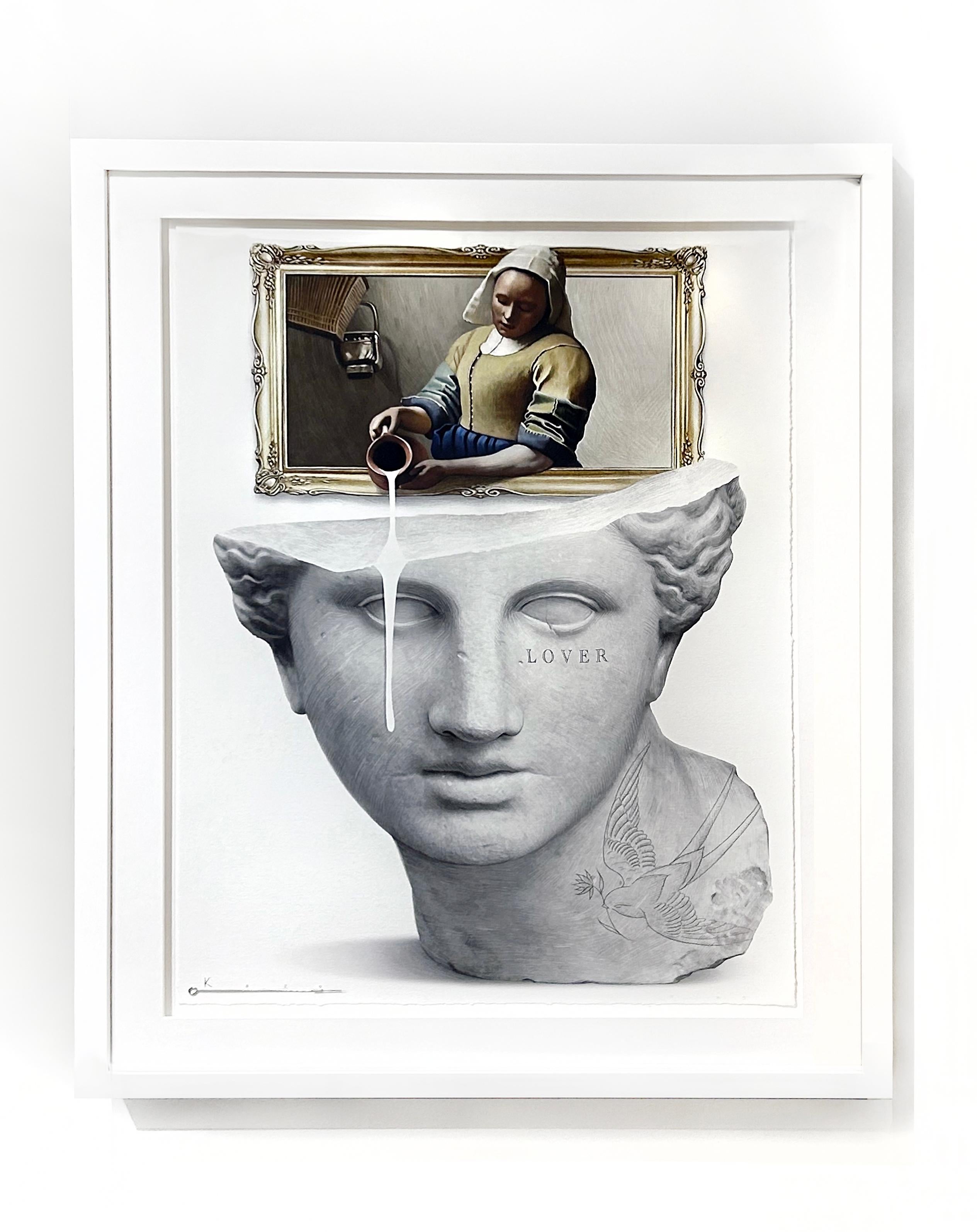 Timeless Pour - Contemporary Mixed Media Art by Kozo