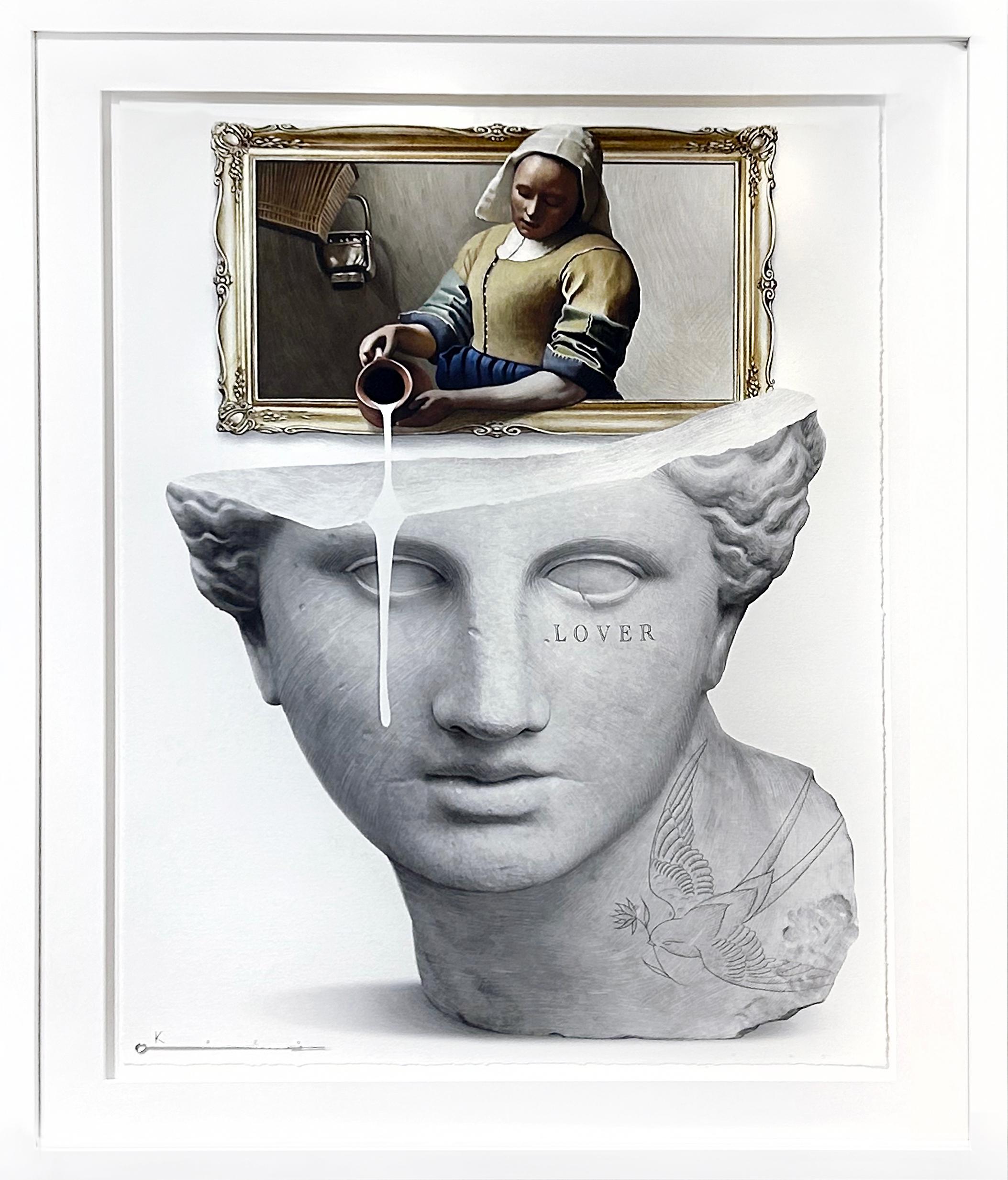 Timeless Pour - Mixed Media Art by Kozo
