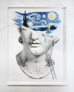 Kozo "We're All Mad Here" Mixed Media