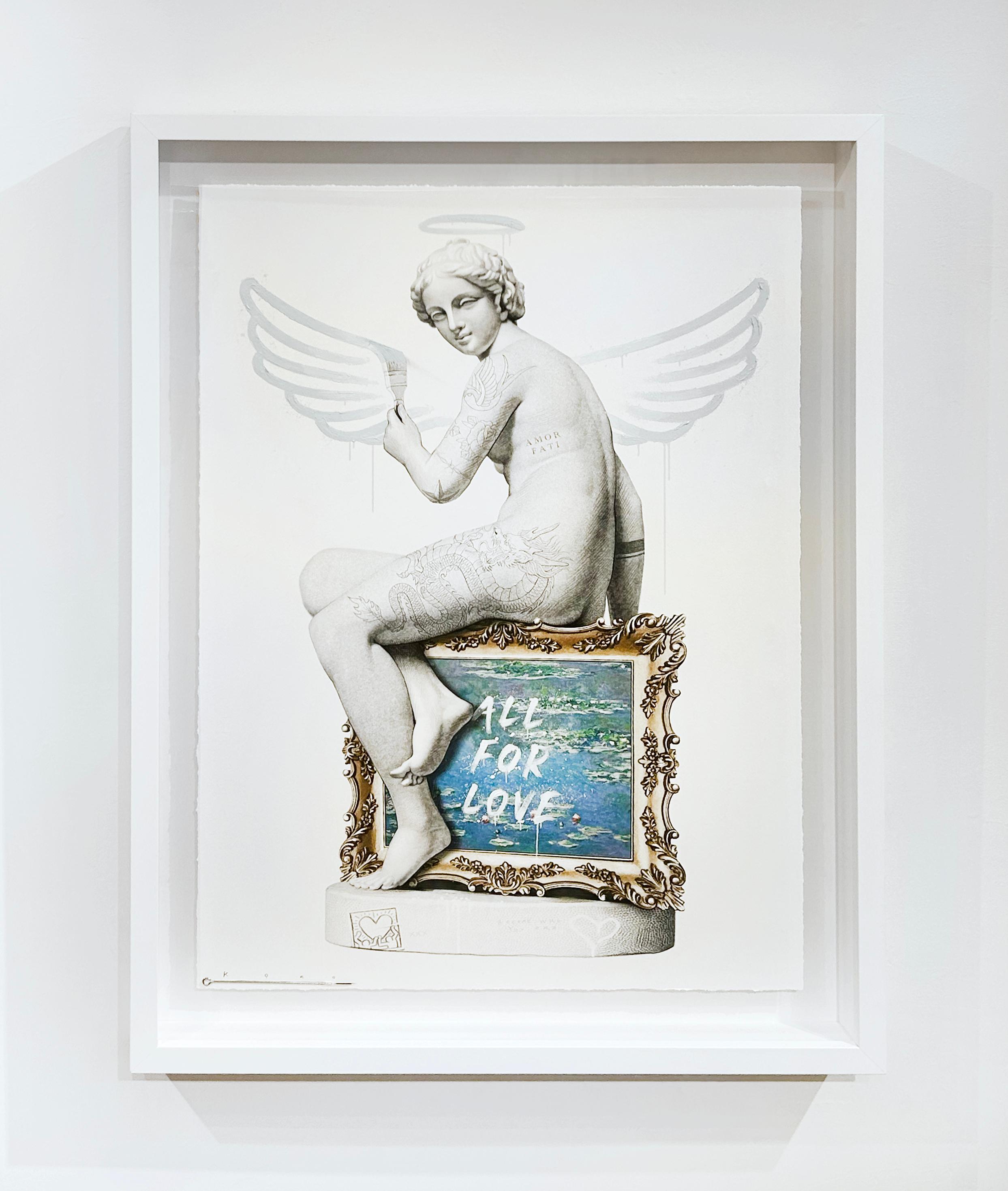 Wings of Freedom - Contemporary Mixed Media Art by Kozo
