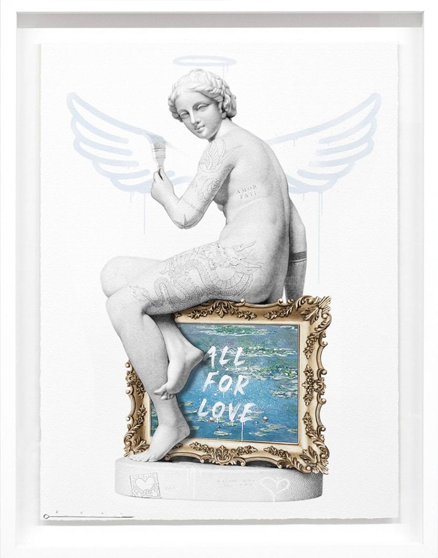 Wings of Freedom - Mixed Media Art by Kozo