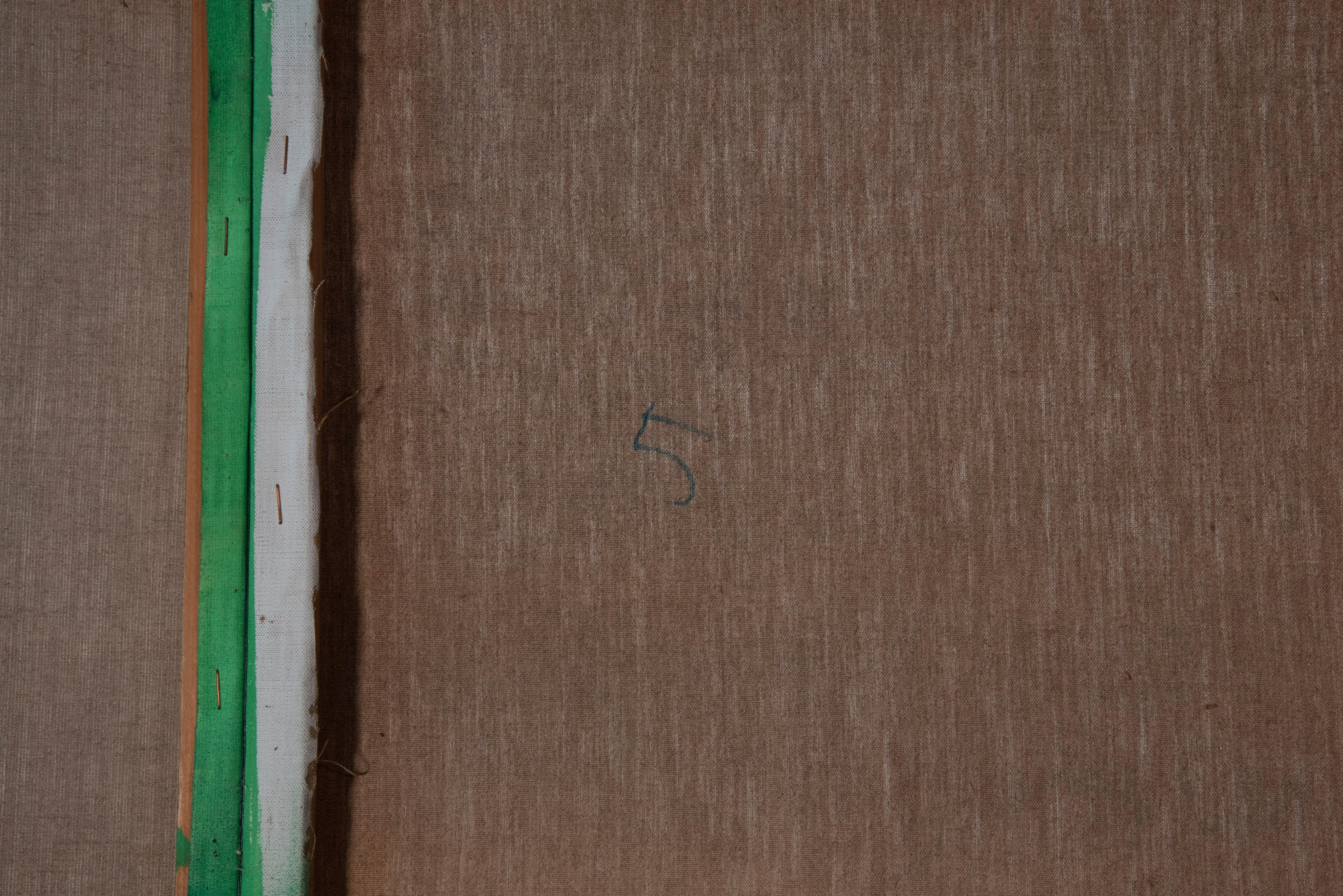 Contemporary Abstract Oriental Signed Painting For Sale 1
