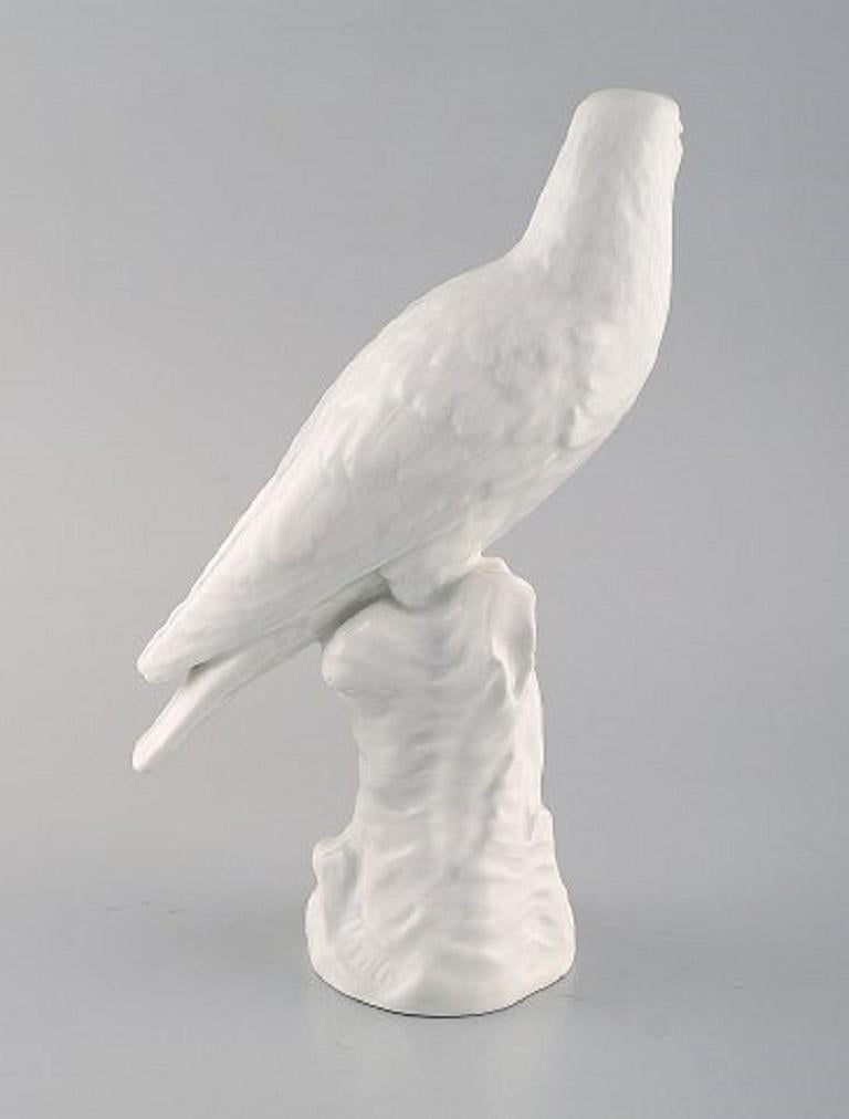 German KPM, Berlin, Antique Blanc De Chine Figurine, Bird, 19th Century