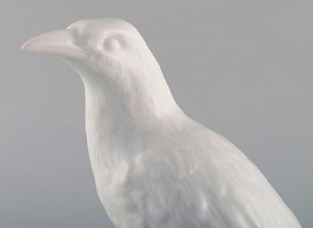 KPM, Berlin, Antique Blanc De Chine Figurine, Bird, 19th Century In Good Condition In Copenhagen, DK