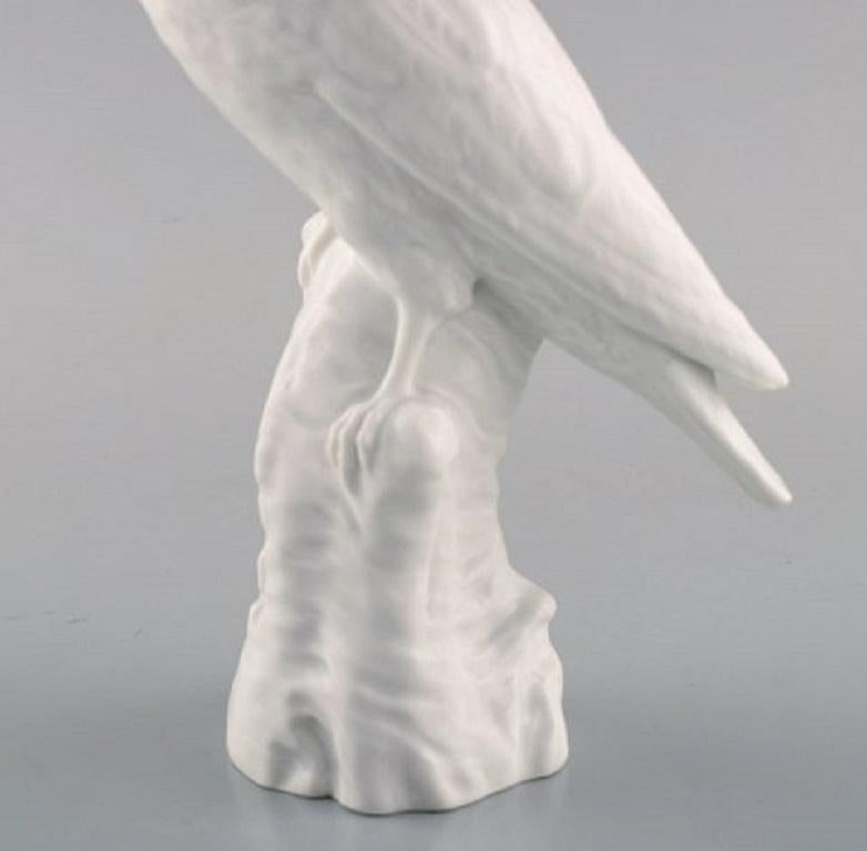 Porcelain KPM, Berlin, Antique Blanc De Chine Figurine, Bird, 19th Century