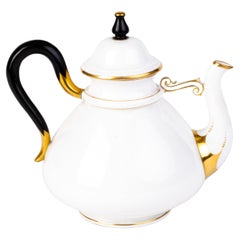 KPM Berlin German Fine Gilt Porcelain Lidded Teapot ca. 1837