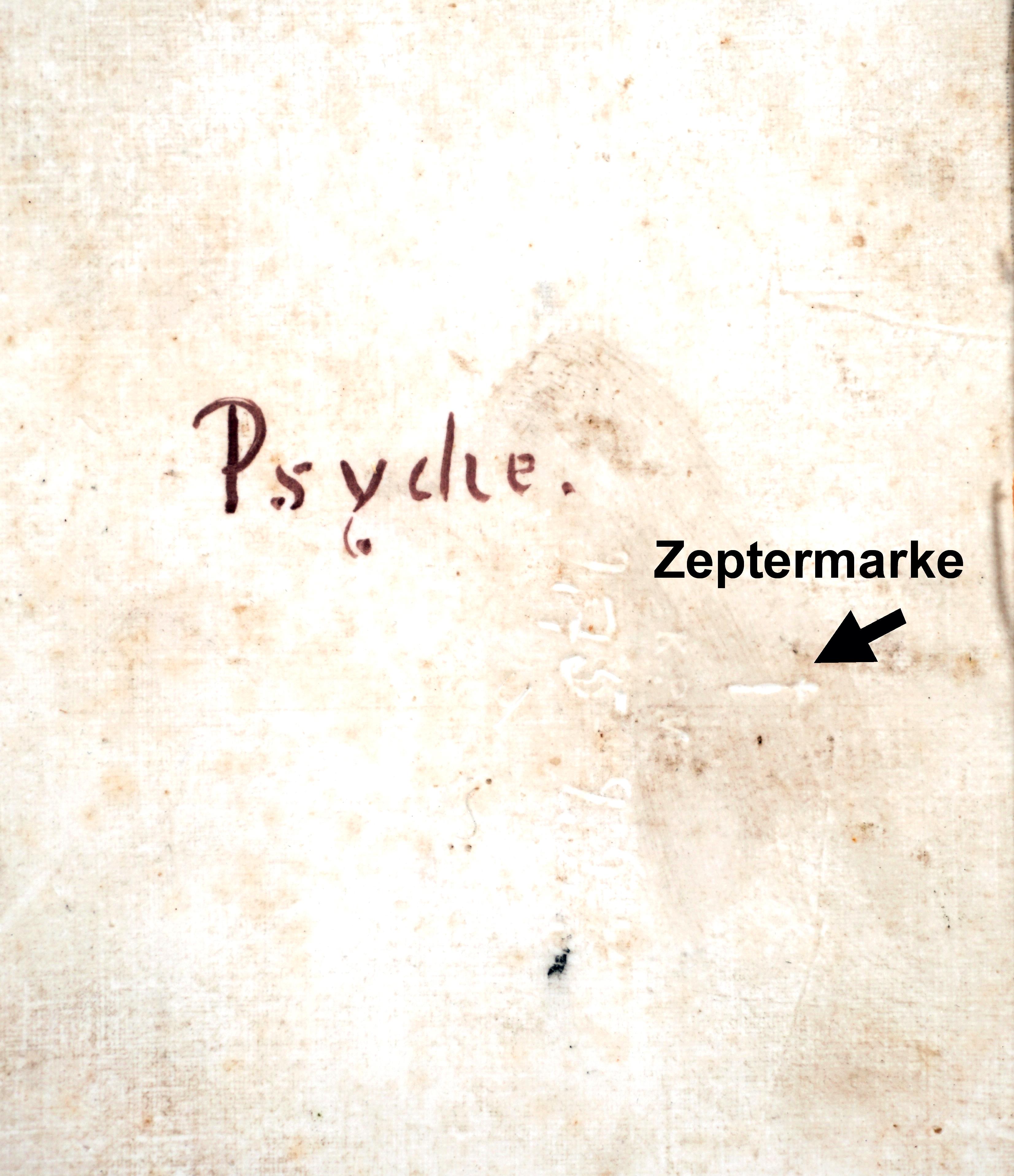 KPM Berlin Porcelain Plaque 'Psyche' after Wilhelm Kray, Germany, 19th Century 4