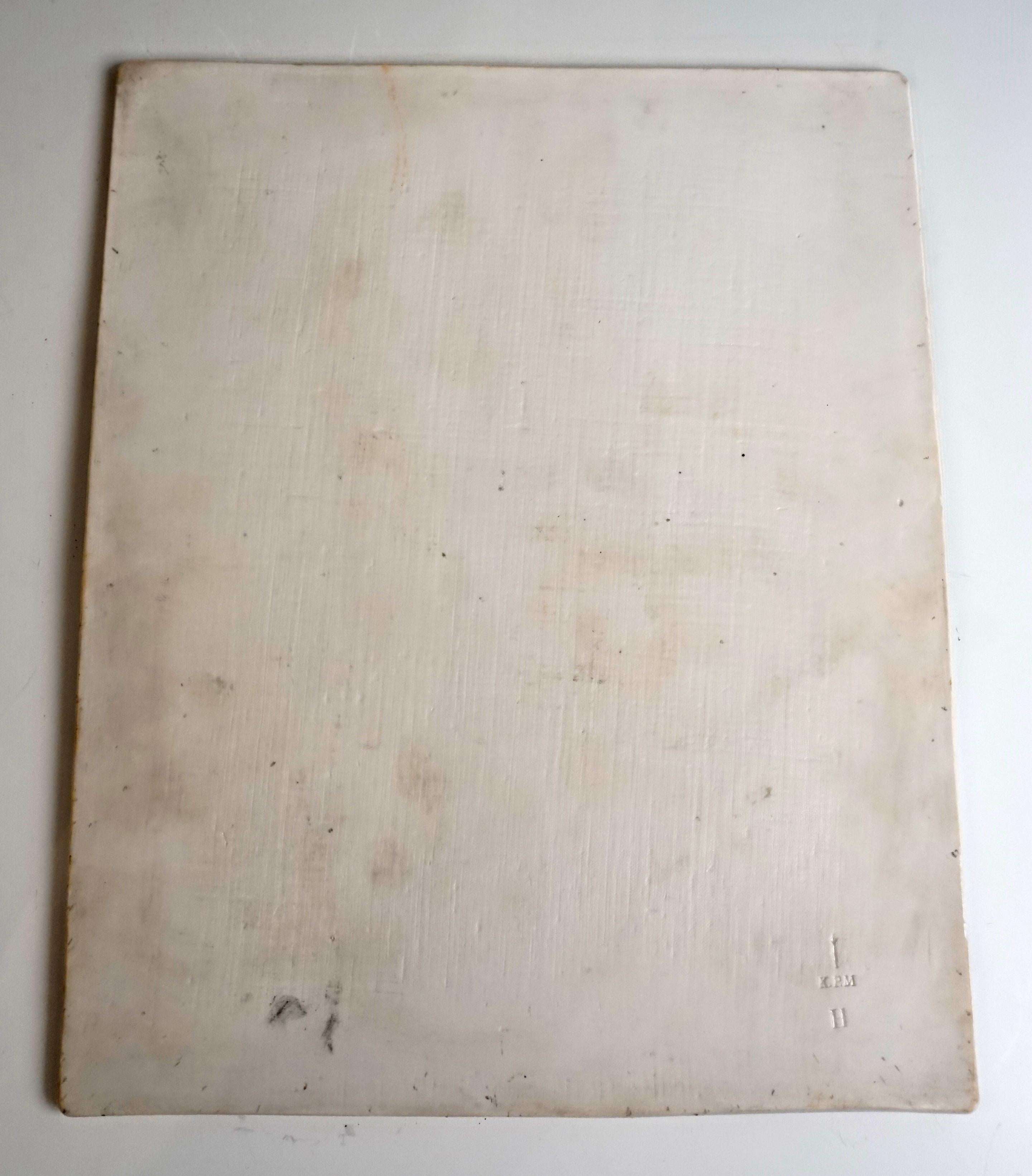 KPM Berlin Porcelain Plaque 'The Innocence' after Karl Andreae Germany 2