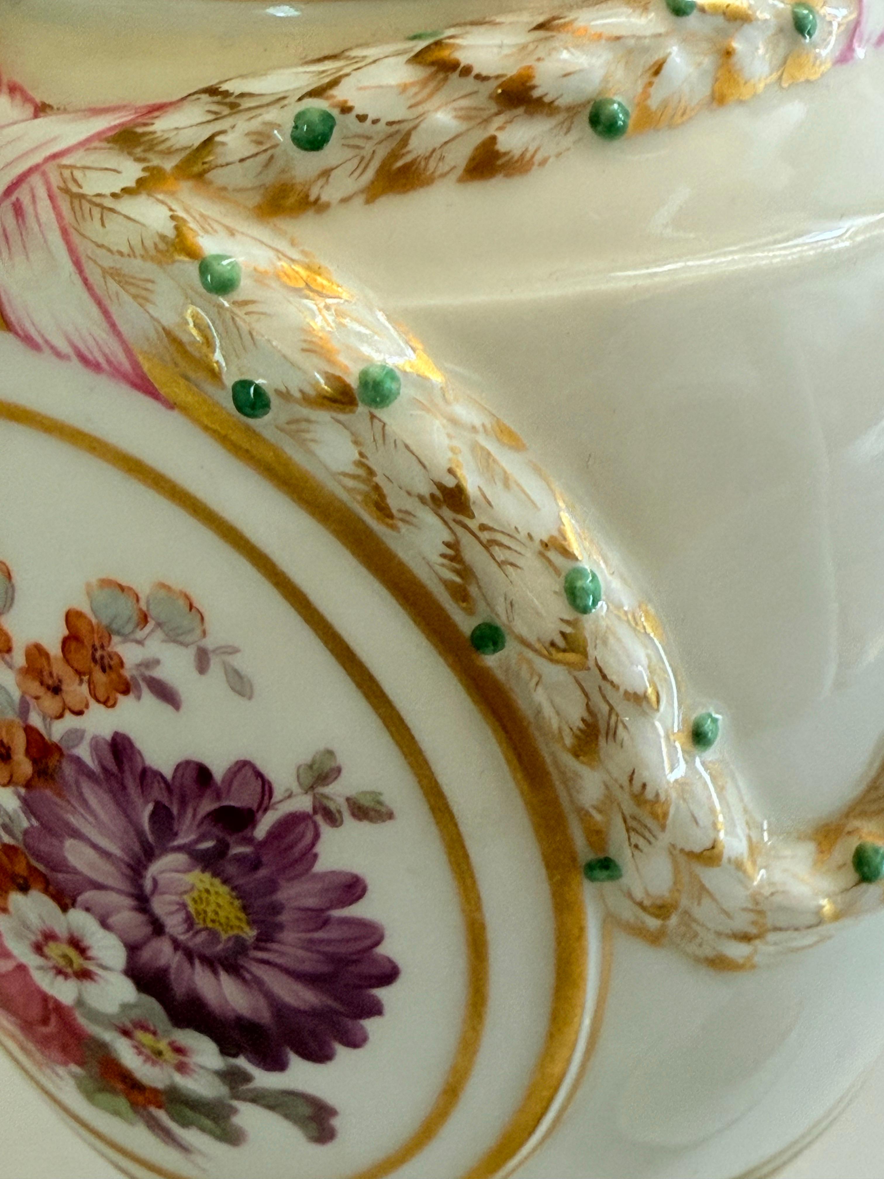 KPM Berlin rare hand-painted lidded vase 26 cm (10.2 inches) For Sale 4