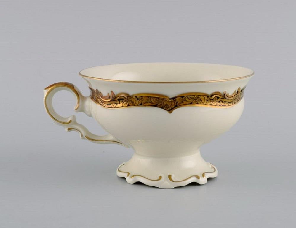 German KPM, Berlin, Royal Ivory Tea Service in Cream-Colored Porcelain For Sale