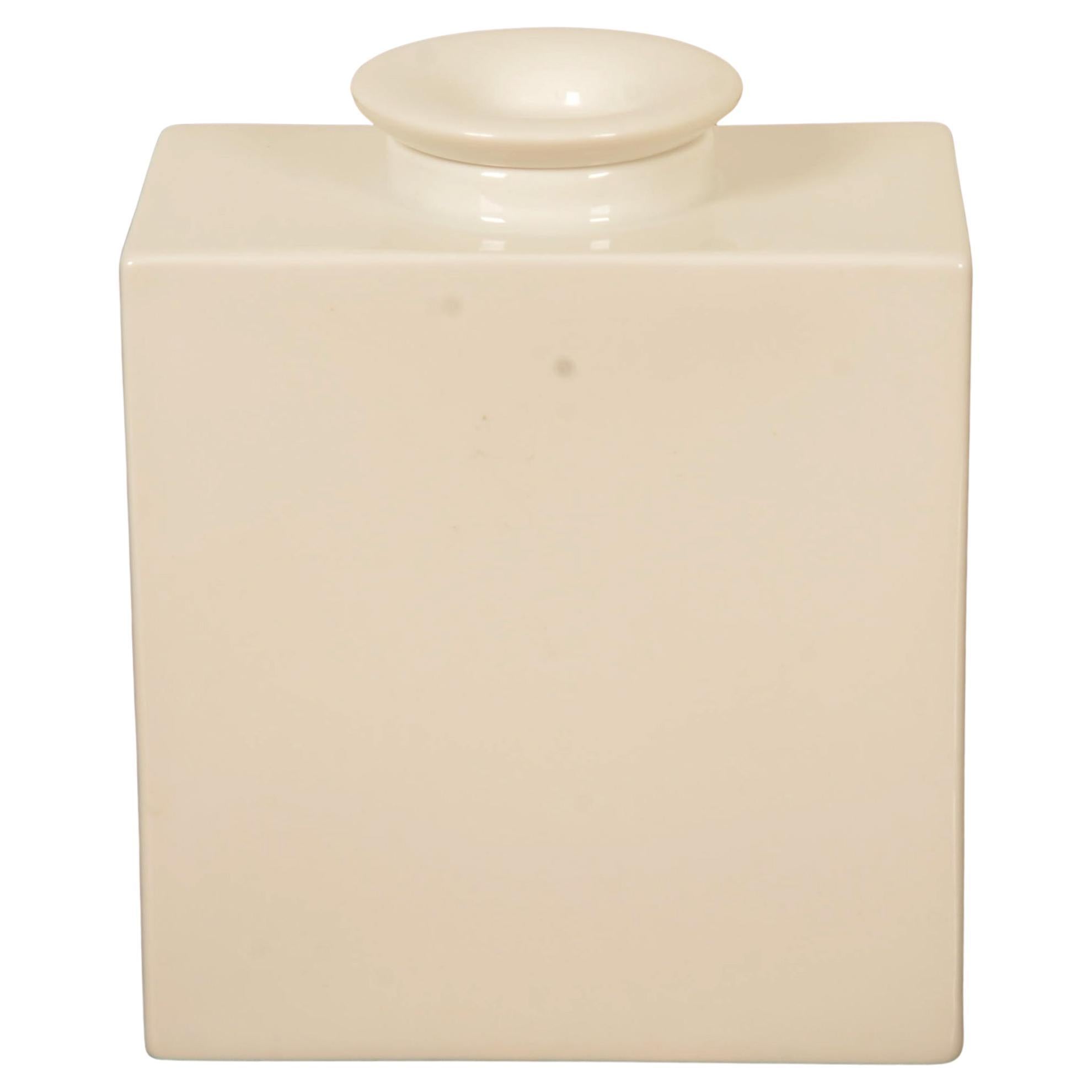 KPM Berlin White Porcelain Tea Box Designed by Trude Petri
