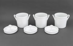 KPM "Kurland" White Porcelain Ice Buckets, 3