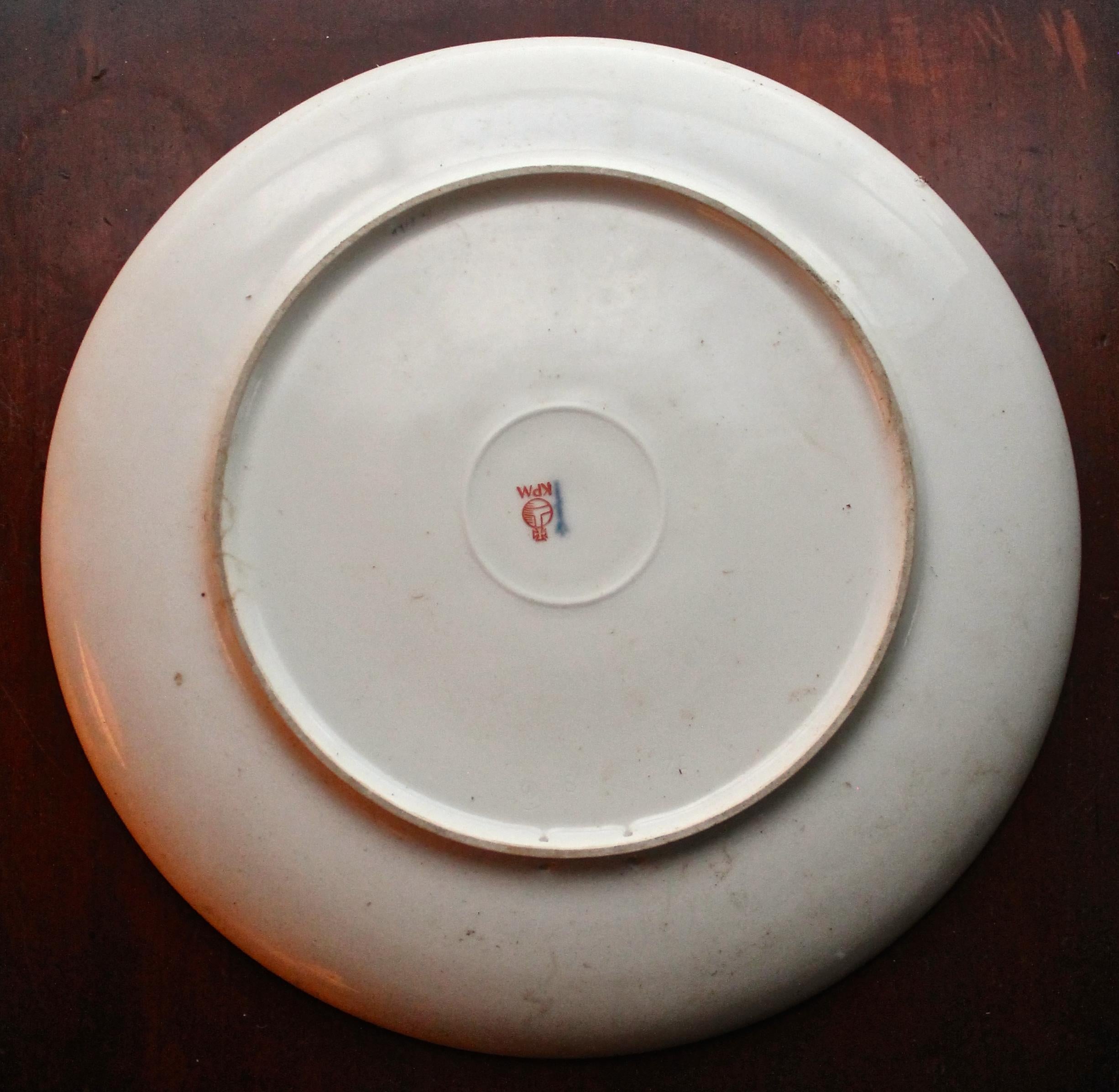 Art Deco KPM Olympia 1936 Berlin Porcelain Plate