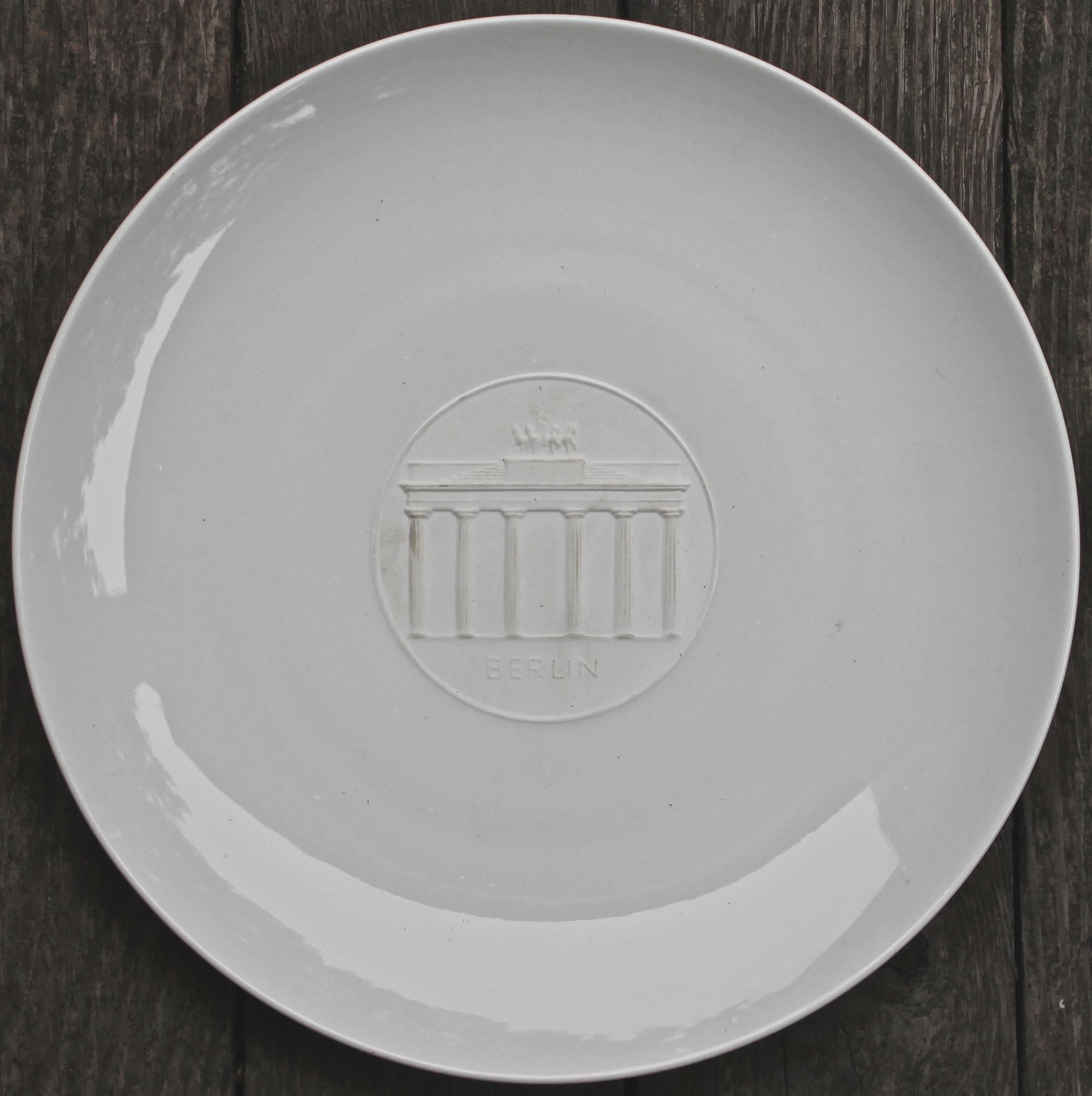 German KPM Olympia 1936 Berlin Porcelain Plates For Sale