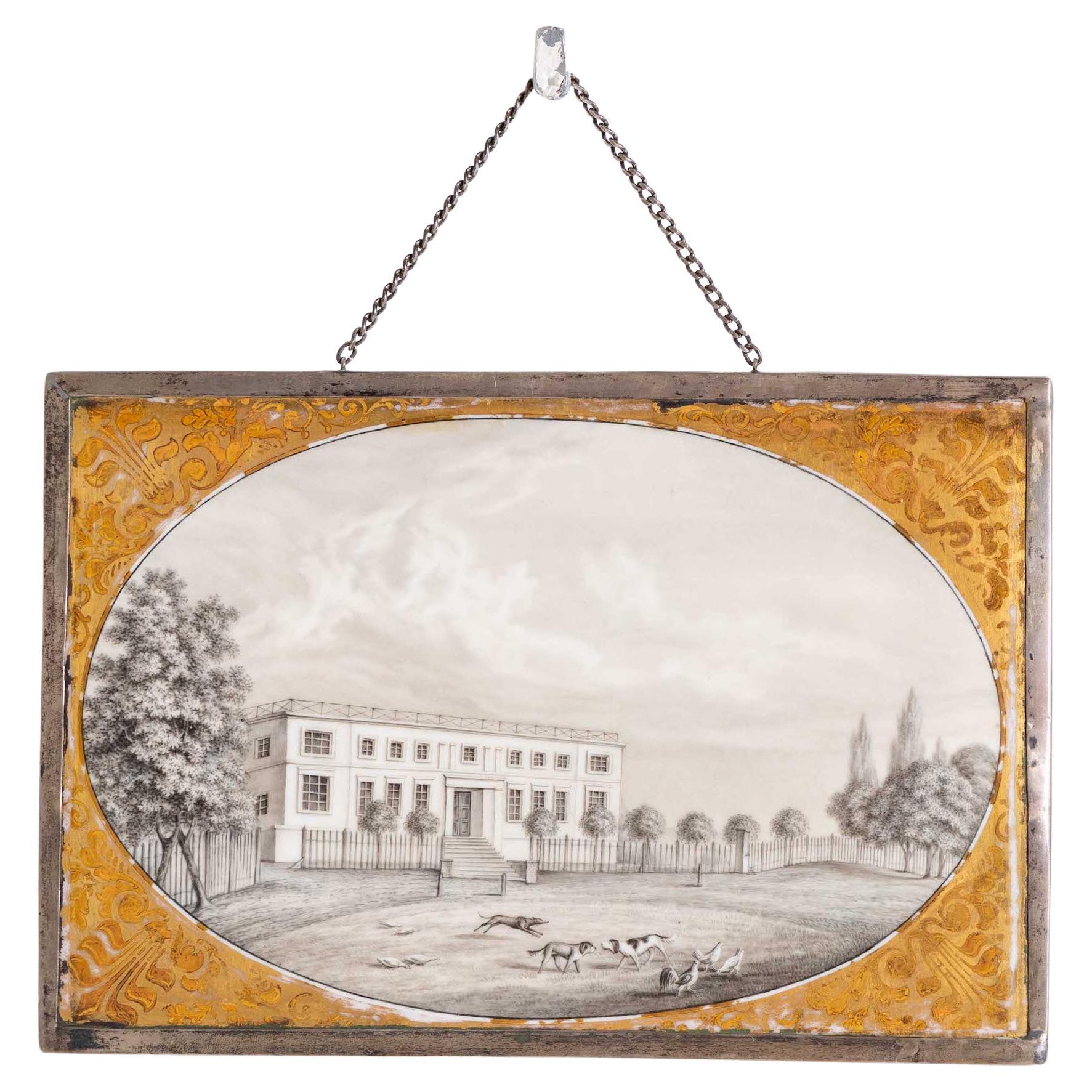 KPM Porcelain Picture Plate, Berlin circa 1830