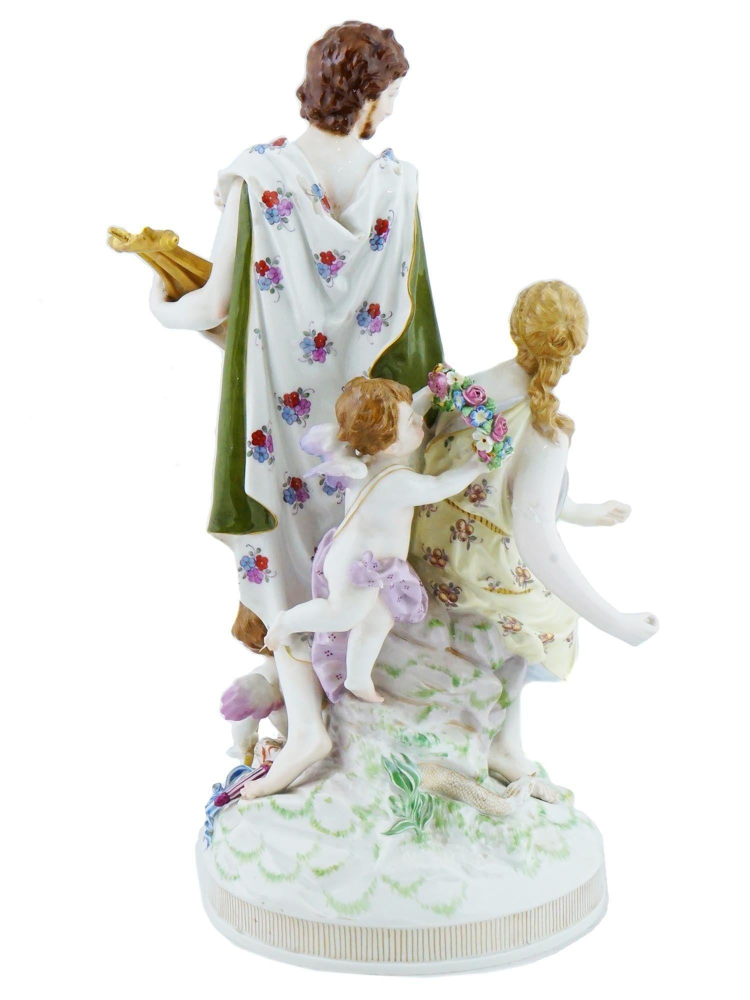 KPM Porcelain Figurine Depicting Orpheus and Eurydice For Sale 1