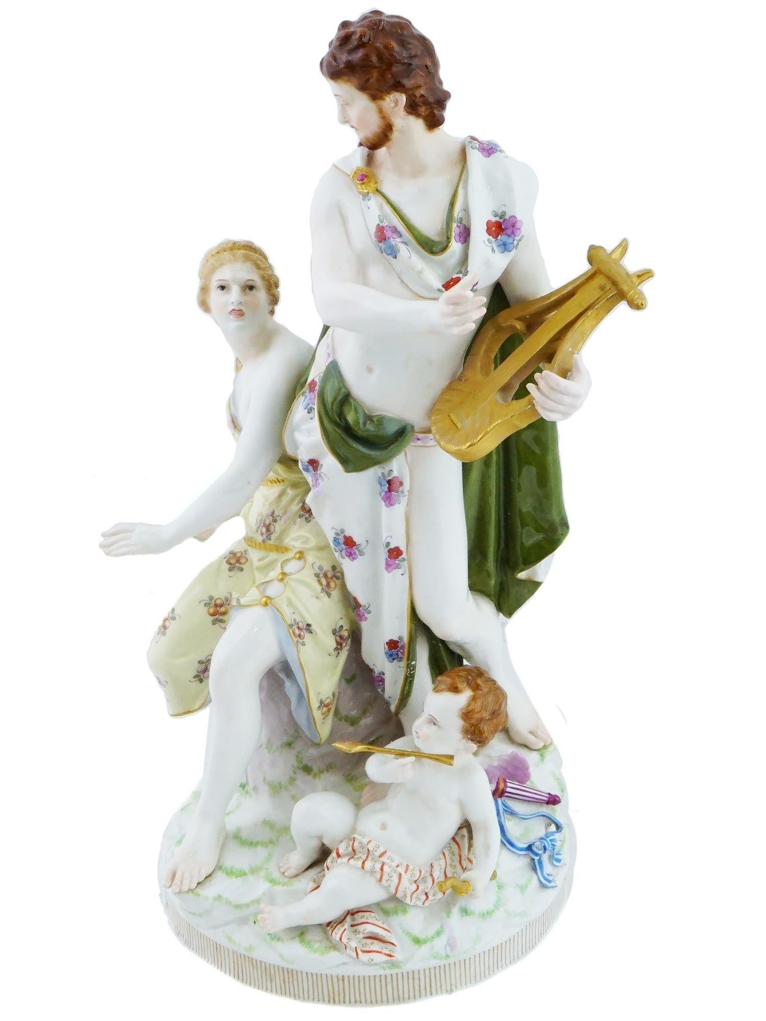 KPM Porcelain Figurine Depicting Orpheus and Eurydice For Sale 3