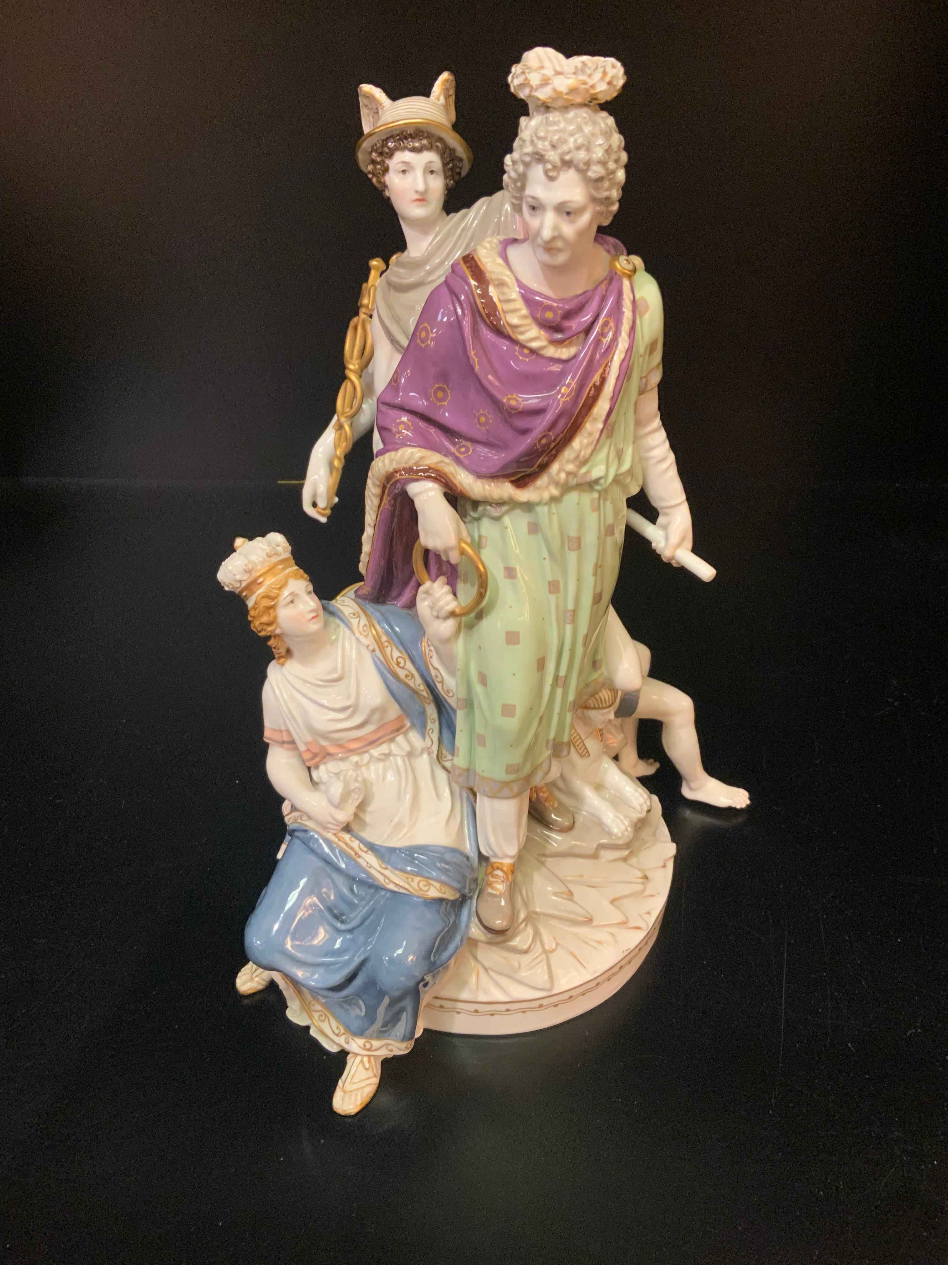 Gruppo di statuette in porcellana KPM dell'incoronazione di Cesare in vendita 6