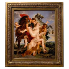 KPM Porcelain Tafel: The Rape of the Daughters of Leucippus, Gemälde von Rubens