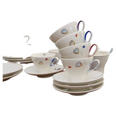 KPM Royal Berlin Design by Griemert Porcelain Coffee Set, Decor by von Unruh