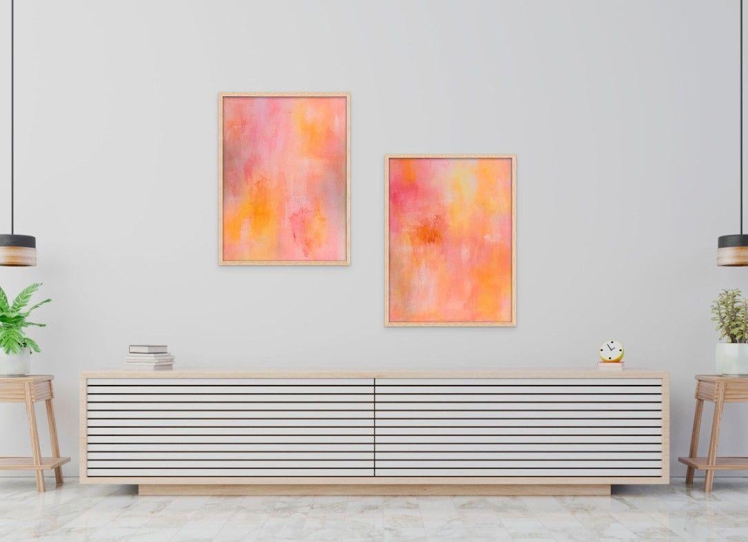 PINK SOUL, Malerei, Acryl auf Leinwand – Painting von KR Moehr