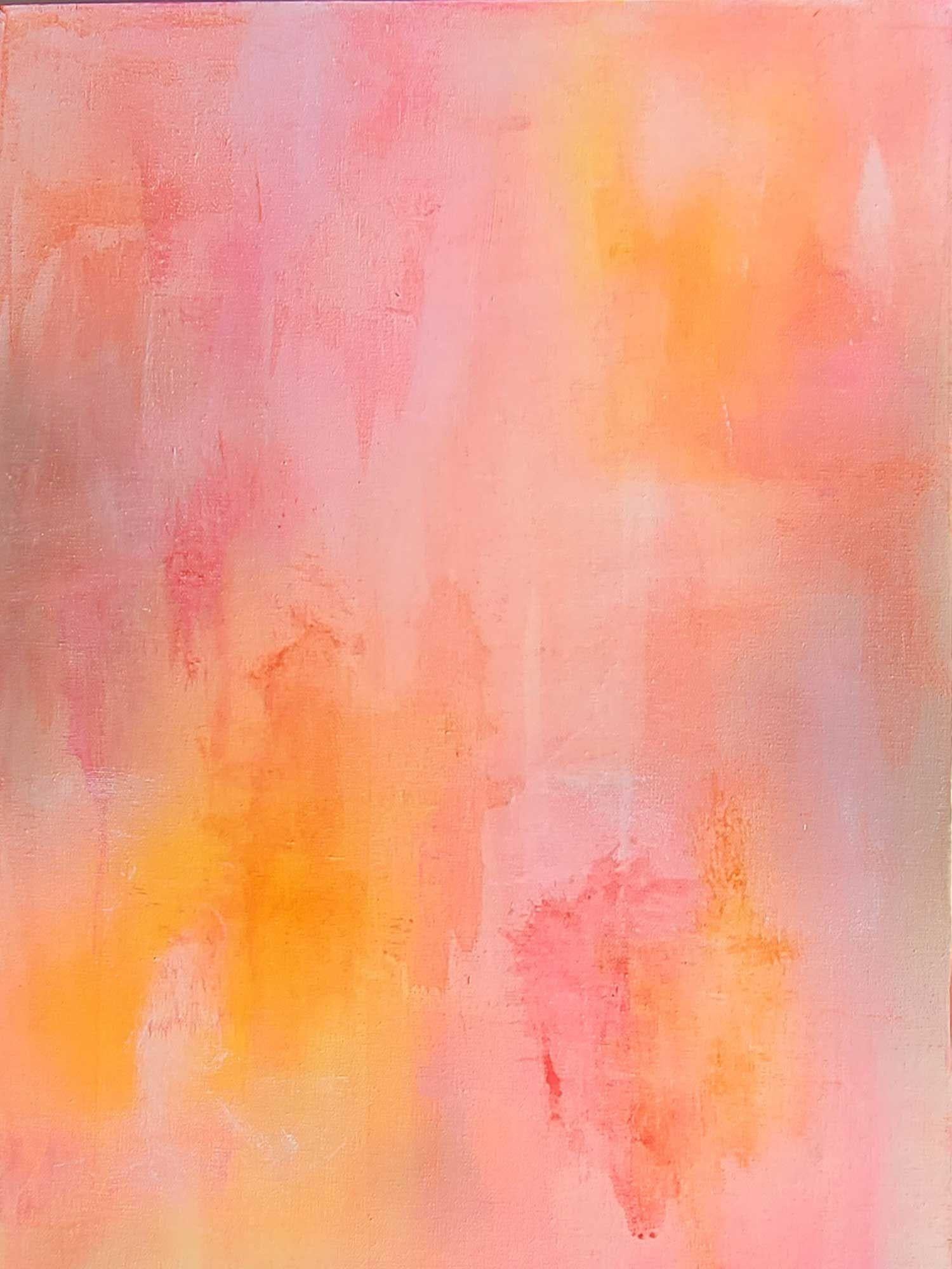 PINK SOUL ist ein modernes abstraktes Diptychon aus zwei 16