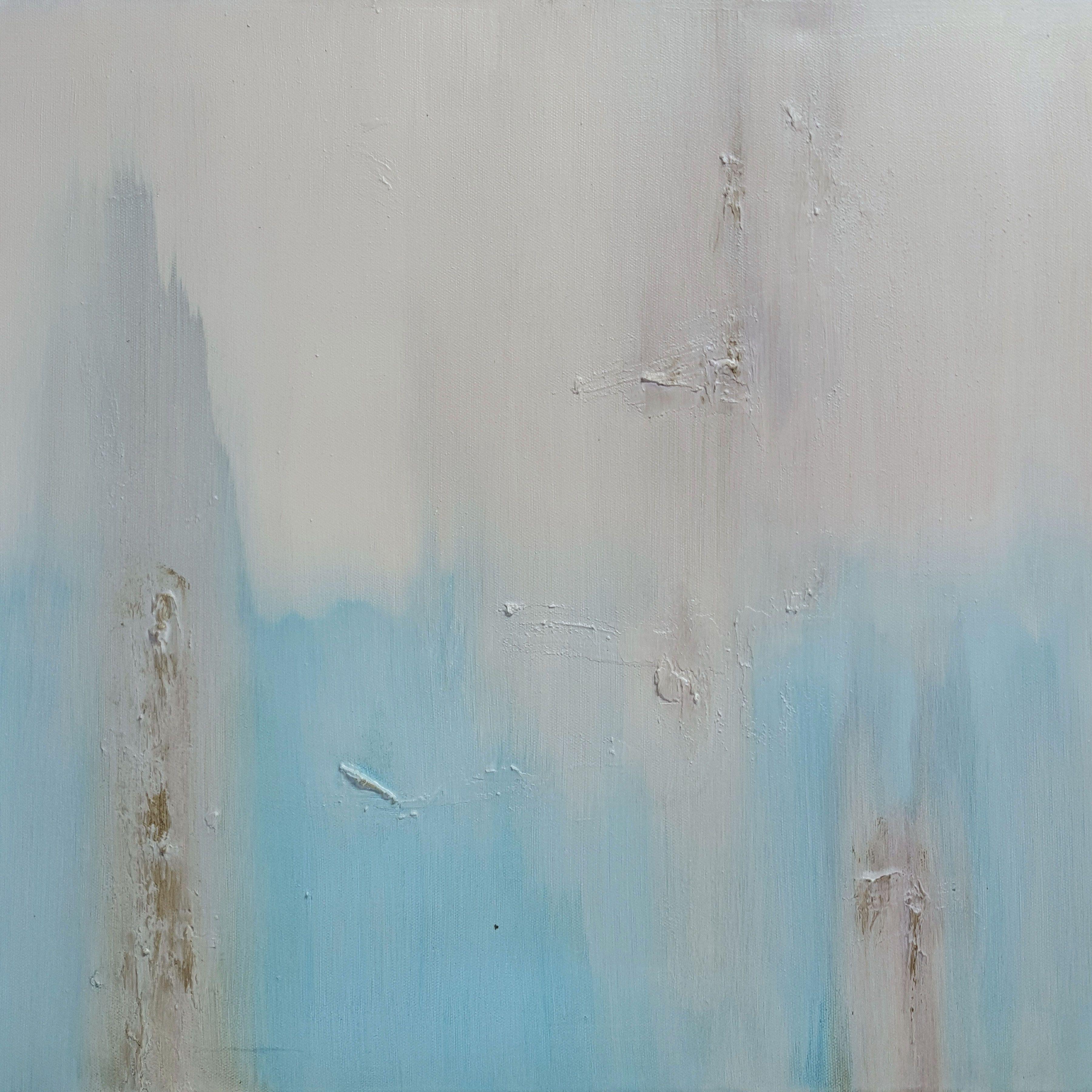 KR Moehr Abstract Painting – Jemand, Malerei, Acryl auf Leinwand