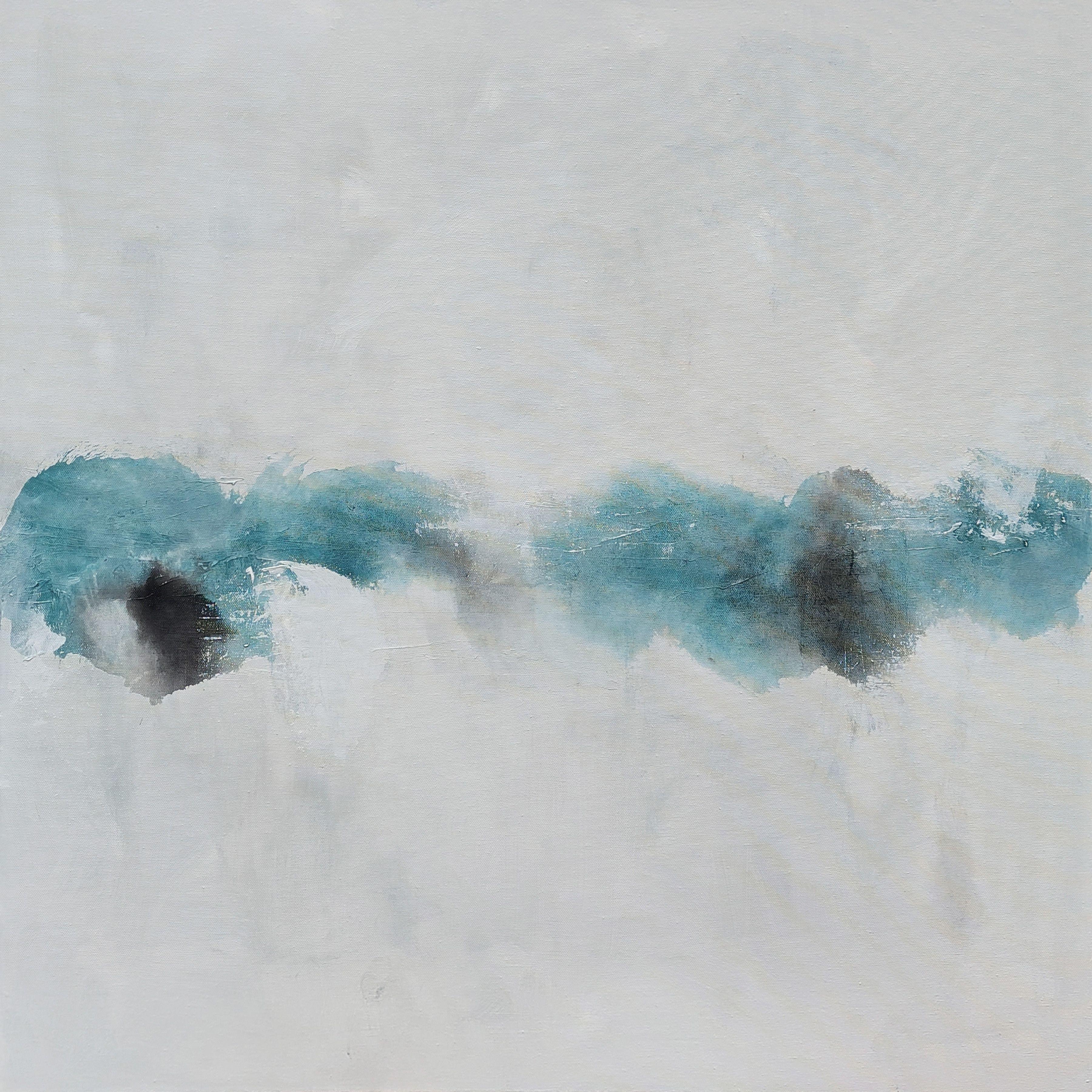 Soften My Edges is an original modern abstract created with acrylics, mediums on stretched canvas. 30" x 30" Lightweight back-stapled canvas - white finished sides. Ready to hang or frame (unframed). Signed on the back, COA included. This modern