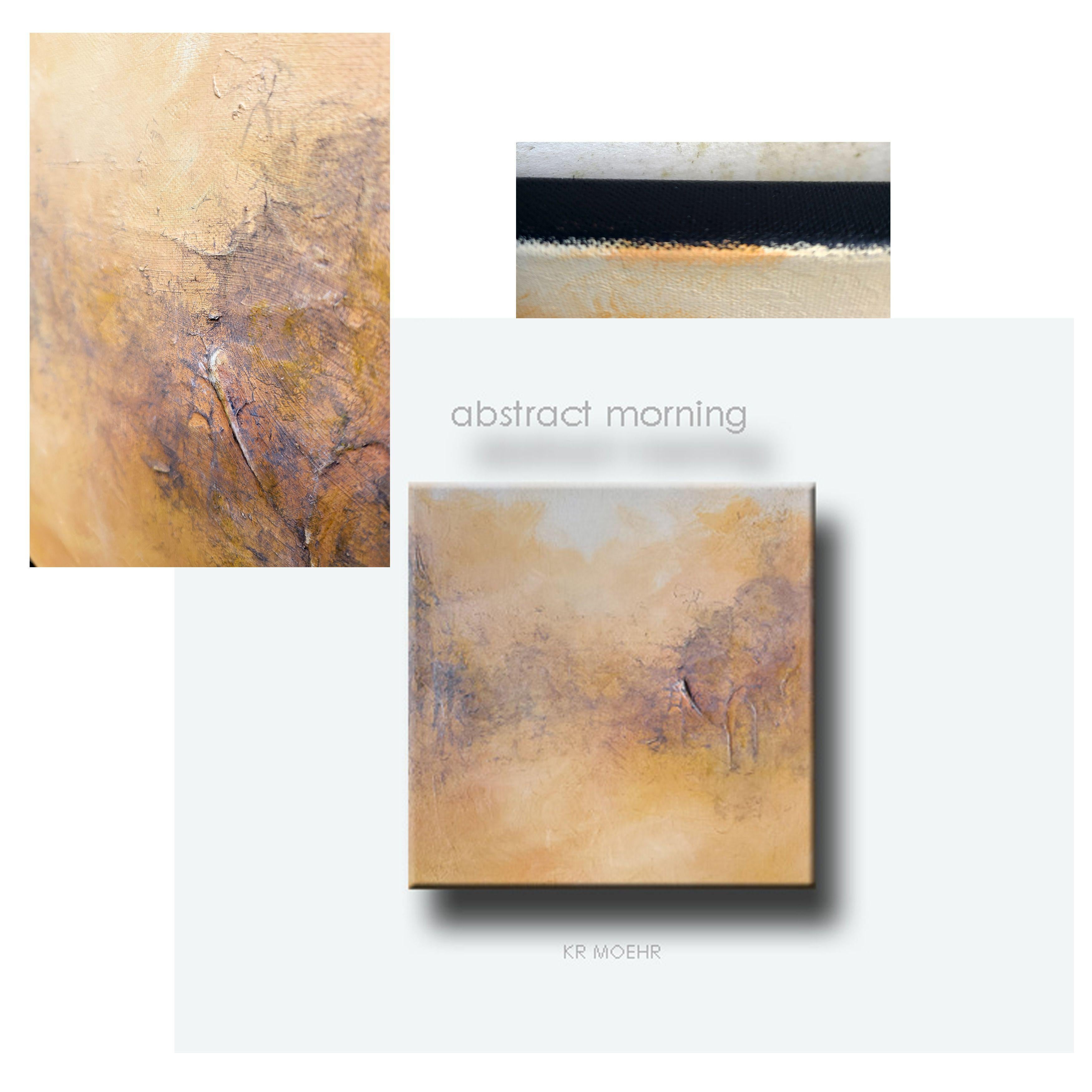 Morning abstrait, peinture sur toile - Abstrait Painting par KR Moehr