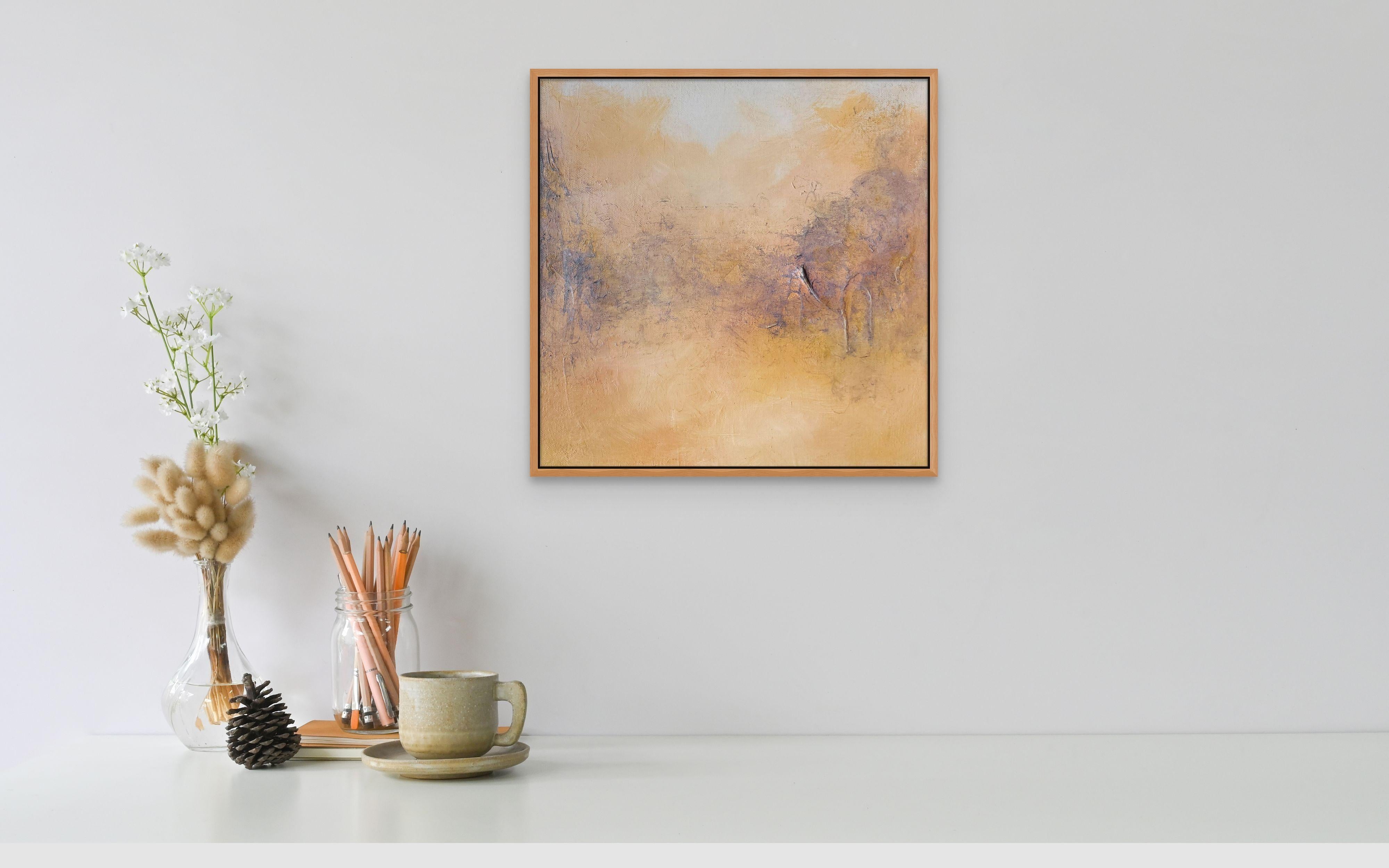 MATINÉE ABSTRAITE     Peinture originale sur toile tendue       Cet abstrait a été créé avec des acryliques et des médiums sur une toile tendue. Côtés, .5â€