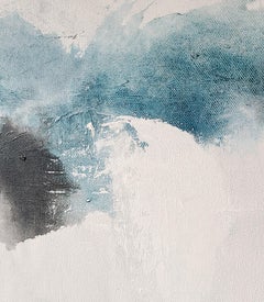 Soften My Edges, Original Signed Contemporary Minimalist Abstract Painting