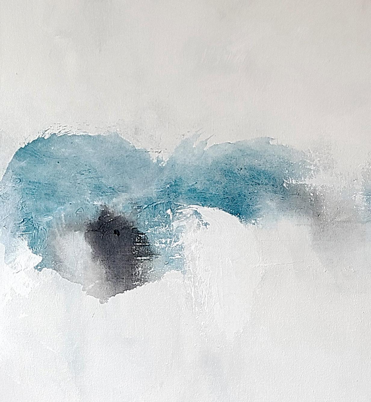 Soften My Edges, Original Signed Contemporary Minimalist Abstract Painting 3