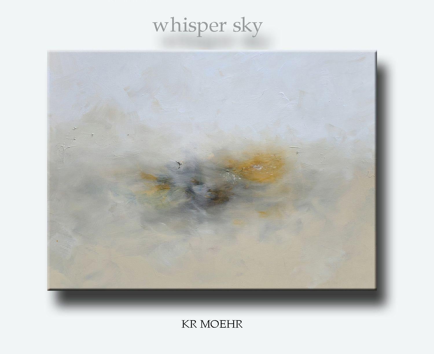 WHISPER SKY, Pintura, Acrílico sobre lienzo - Painting Expresionismo abstracto de Kr Moehr