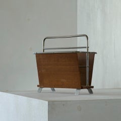 'Krachtwerk Schiedam' Modernist Magazine Rack The Netherlands 1930s