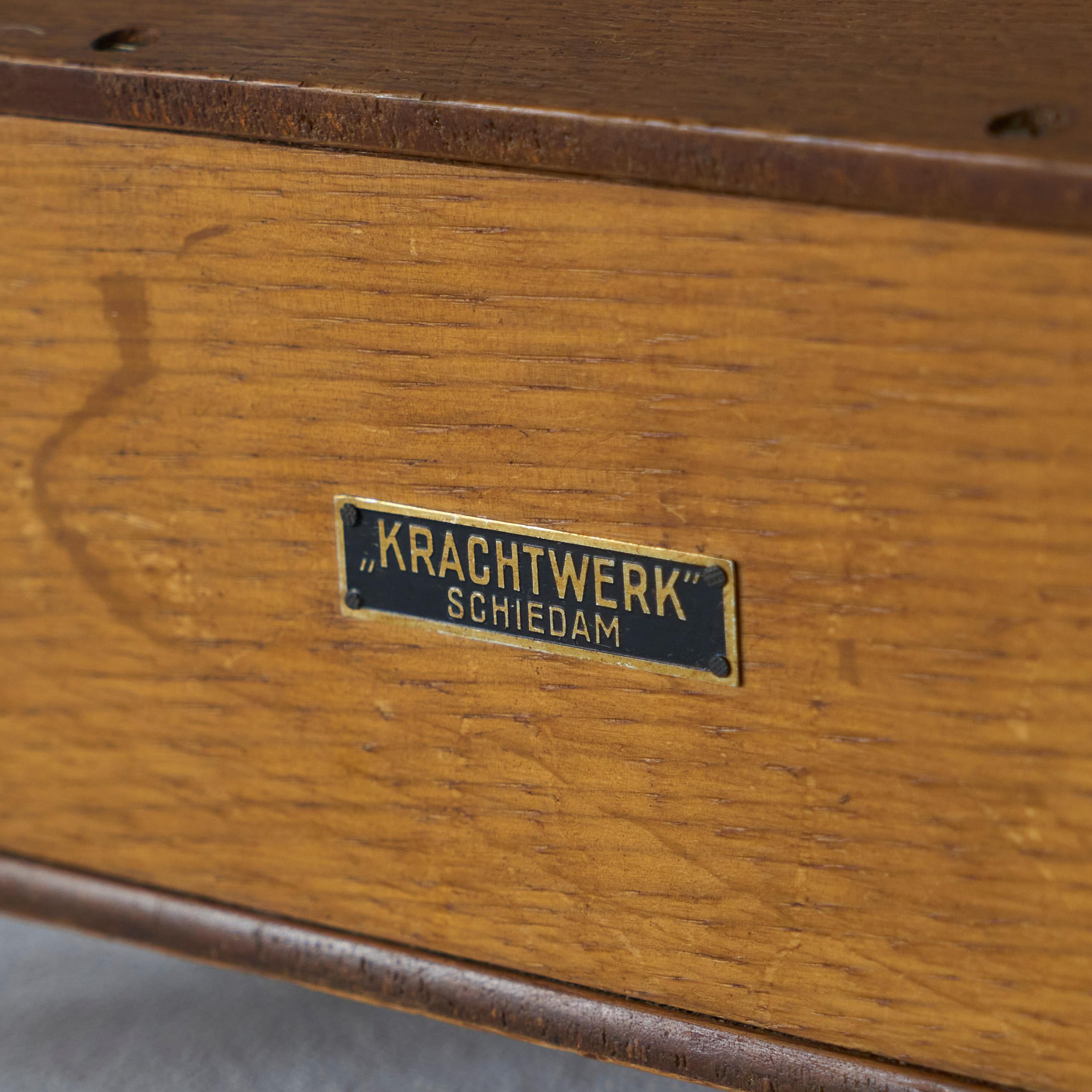 'Krachtwerk Schiedam' Modernist Magazine Rack The Netherlands 1930s For Sale 1