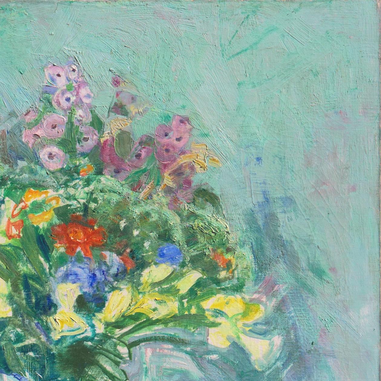 'Spring Flowers in a Milk Jug', Copenhagen Academy of Fine, Charlottenborg For Sale 3